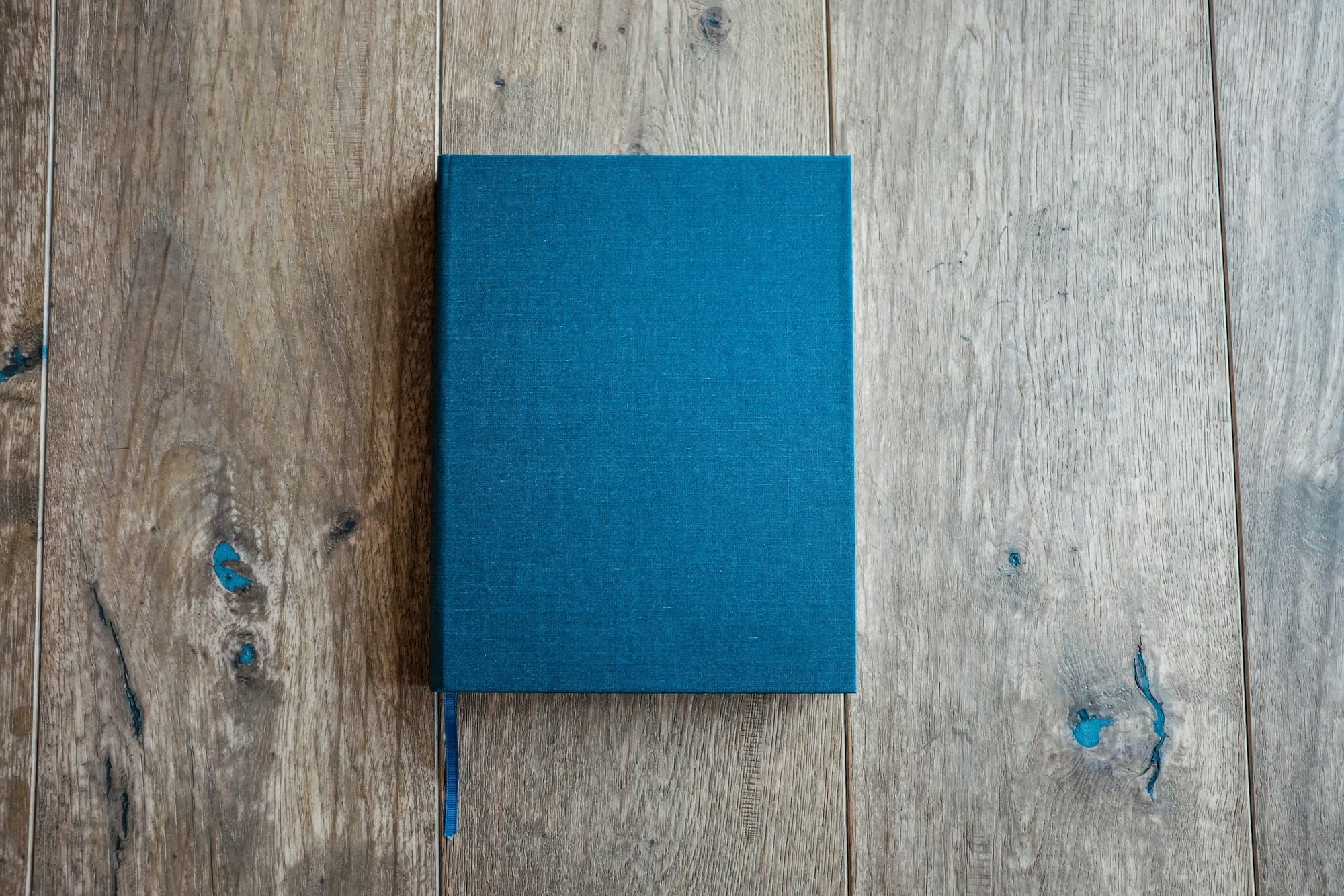 Cloth-bound A5, indigo