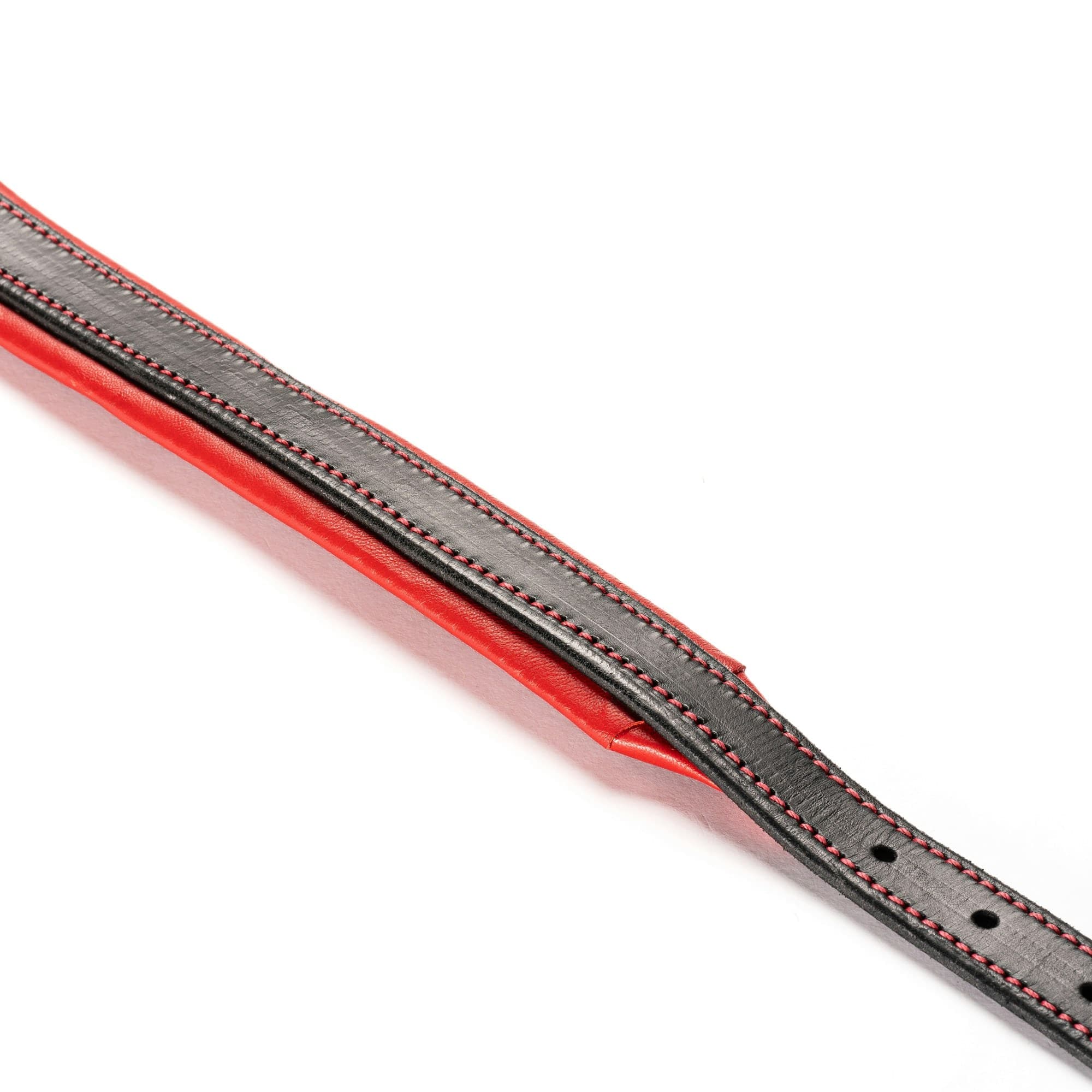 Collar, black and red