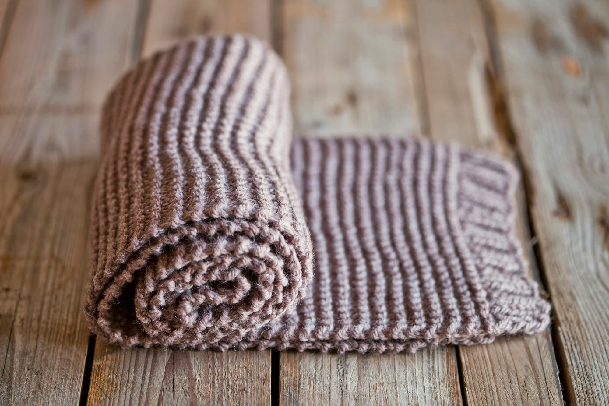 Garter throw, oat