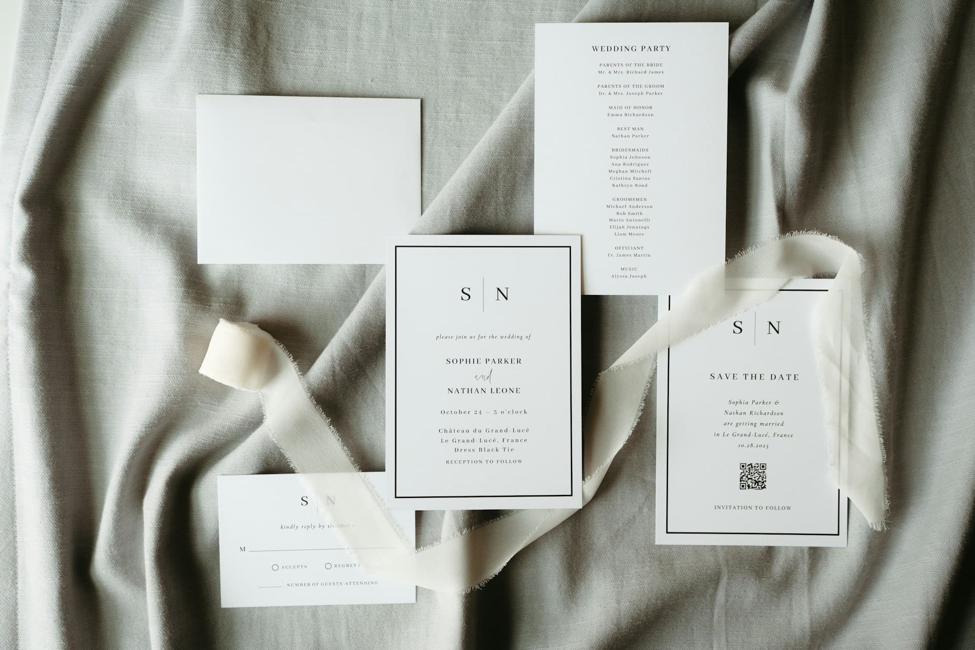 The Linen suite, four pieces